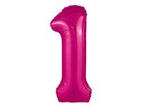 1207-5116 Р ЦИФРА 1 40" Металлик Fuchsia