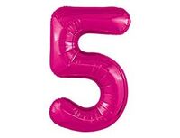 1207-5120 Р ЦИФРА 5 40" Металлик Fuchsia