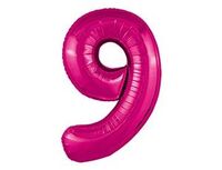 1207-5124 Р ЦИФРА 9 40" Металлик Fuchsia