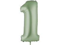 1207-5139 Г ЦИФРА 1 40" Сатин Olive Green