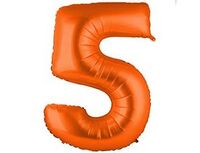 1207-5386 Г ЦИФРА 5 40" Пастель Orange