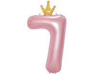 1207-5833 К ЦИФРА 7 45" Pink Корона