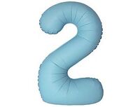 1207-6323 Ф ЦИФРА 2 40" SLIM Matte Baby Blue