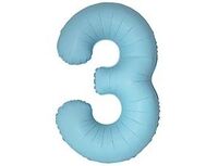 1207-6324 Ф ЦИФРА 3 40" SLIM Matte Baby Blue