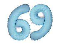 1207-6328 Ф ЦИФРА 6/9 40" SLIM Matte Baby Blue