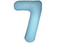 1207-6329 Ф ЦИФРА 7 40" SLIM Matte Baby Blue