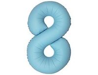 1207-6330 Ф ЦИФРА 8 40" SLIM Matte Baby Blue