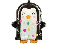 1207-6299 А ФИГУРА/S50 Пингвин с гирляндой