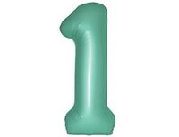1207-6396 Ф ЦИФРА 1 40" SLIM Satin Turquoise
