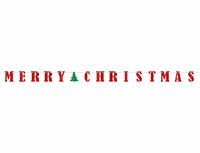 1505-1960 Гирлянд-буквы MERRY XMAS блеск 3,6м/А
