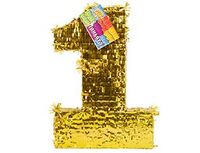 1507-1713 Пиньята Цифра 1 Золото