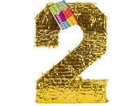 1507-1714 Пиньята Цифра 2 Золото