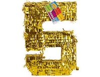 1507-1717 Пиньята Цифра 5 Золото