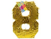 1507-1720 Пиньята Цифра 8 Золото