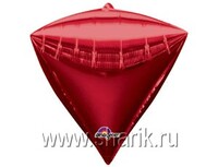 1208-0296 А 3D АЛМАЗ Б/РИС 17" Металлик Red
