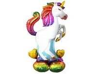  1208-0626 К ФИГУРА AIR Единорог Радужный сердца 