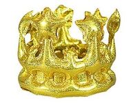  1208-0719 К ФИГУРА AIR Корона золото блеск 