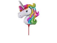  1206-1541 К М/ФИГУРА Единорог Радужный на палочке 