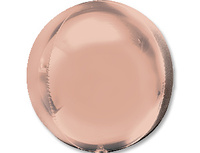 1209-0194 А 3D СФЕРА Б/РИС 16" Металлик Rose Gold