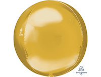 1209-0262 А 3D СФЕРА Б/РИС 21" Металлик Gold