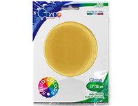 1209-0279 Г 3D СФЕРА Б/РИС 15" Металлик Gold 5