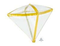 1209-0337 А 3D АЛМАЗ Б/РИС 17" Прозрачный Gold	