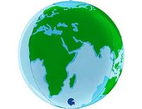 1209-0385 Г 3D СФЕРА 15" Планета Земля	