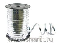 1302-0090 Лента металлизир 5ммХ230м серебряная