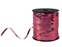 1302-1387 Лента гологр 5мм х 230м розовая/G