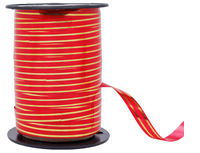 1302-1464 Лента с зол пол 10ммХ91м красная