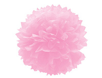 1412-0074 Помпон бумажный розовый 40см/G	
