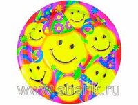 1502-0344 Тарелка Улыбки 17см 8шт/A
