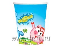 1502-0652 Стакан Смешарики 266мл 8шт/A