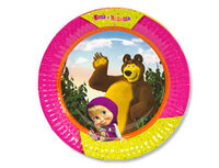 1502-1850 Тарелка бум Маша и Медведь 23см 6шт/G