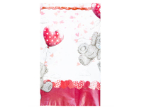 1502-2049 Скатерть п/э Me To You RED 1,4х2,6м/A