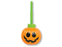 1502-2166 Стакан-поилка пласт HWN Тыква 312мл/А