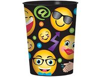1502-2653 Стакан пласт Эмоции Смайлик 473мл/A