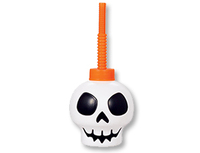 1502-2867 Стакан-поилка пл HWN Забав Череп 312мл/А