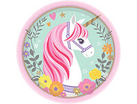 1502-3225 Тарелка Единорог Нежный 17см 8шт/А