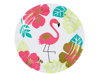 1502-3887 Тарелка ALOHA Фламинго 17см 8шт/А