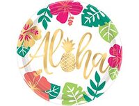 1502-3888 Тарелка ALOHA Фламинго 27см 8шт/А