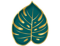 1502-4135 Тарелка Пальмовый Рай 18см 8шт/A