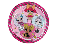 1502-4175 Тарелка Куклы ЛОЛ 23см 8шт/Р