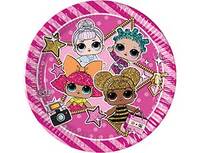 1502-4176 Тарелка Куклы ЛОЛ 20см 8шт/Р