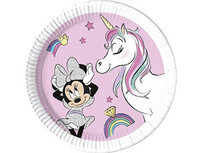 1502-4363 Тарелка ЭКО Минни Единорог 23см 8шт/P