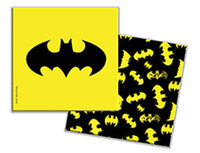 1502-4552 Салфетки Бэтмен желтые 33см 20шт	