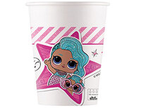 1502-4897 Стакан ЭКО Куклы ЛОЛ 200мл 8шт/P