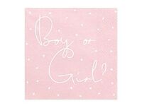 1502-5107 Салфетка Boy or Girl? 33см 20шт/PD
