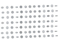1505-1209 Гирлянда Круги Silver блеск 2,1м 6шт/A