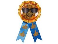 1507-1522 Значок Эмоции Смайлик с лентой/A